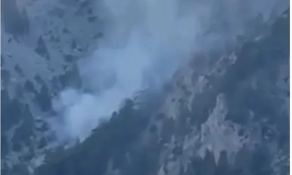 Χανιά: Έπιασε φωτιά σε δασική έκταση του Εθνικού Δρυμού Σαμαριάς -Επιστρατεύτηκε και ελικόπτερο
